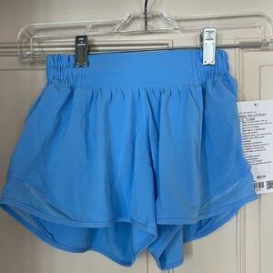 lululemon Hotty Hot Low-Rise Shorts 2.5” Lined | Size 0 | Blue
